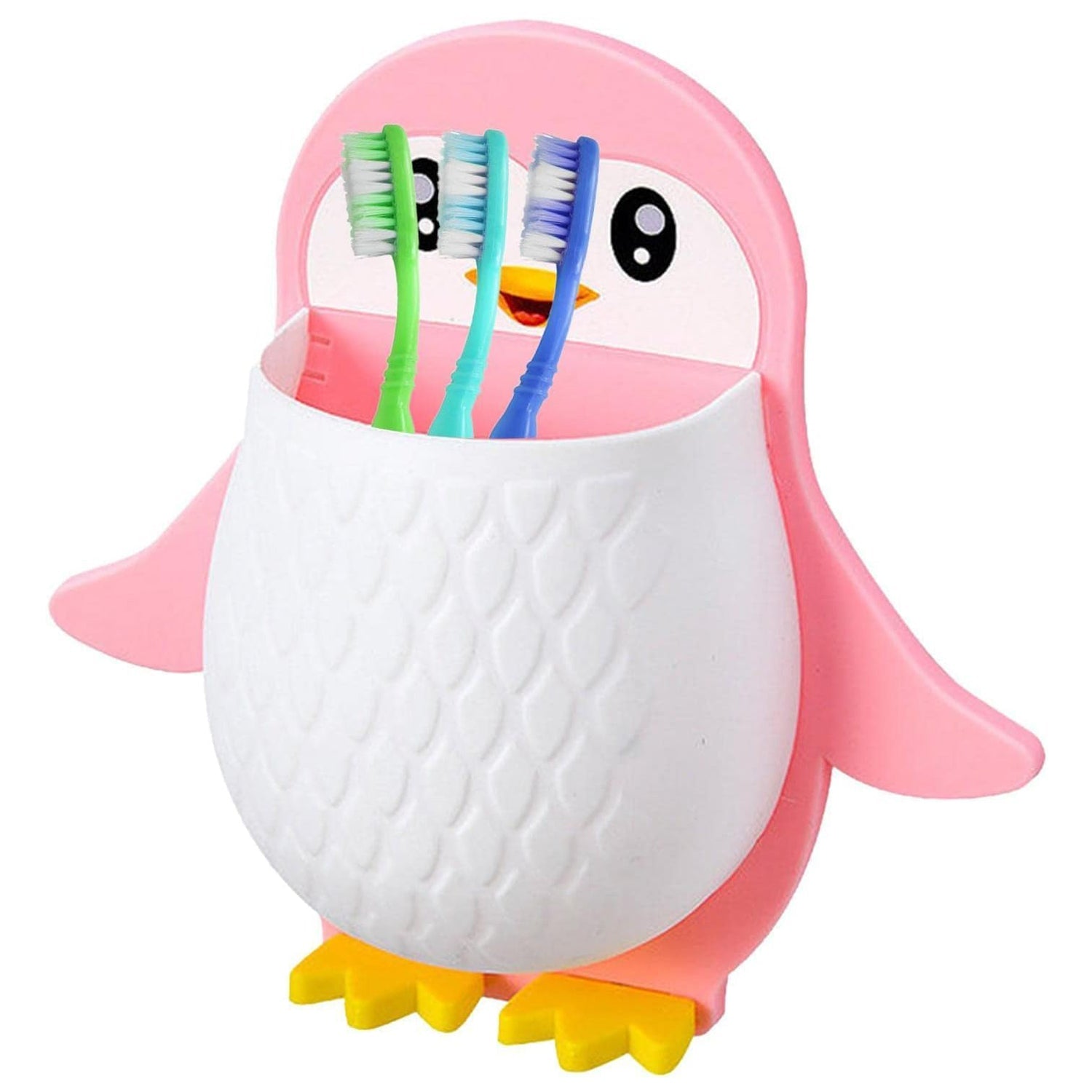 Penguin Storage Box, Adhesive Remote Case, Electric Toothbrushes Holder, Universal Controller Holder, Wall Nightstand, Office Plastic Wall Mount Penguin Storage Box, Adhesive Remote Case, Electric Toothbrushes Holder, Universal Controller Holder, Wall Nightstand, Office Plastic Wall Mount